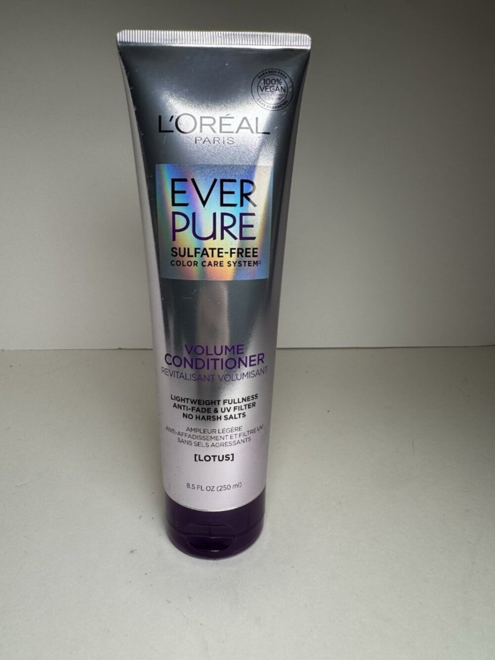 L'Oreal Ever Pure Volume Conditioner Lotus Sulfate Free Color Hair 8.5 Fl Oz New
